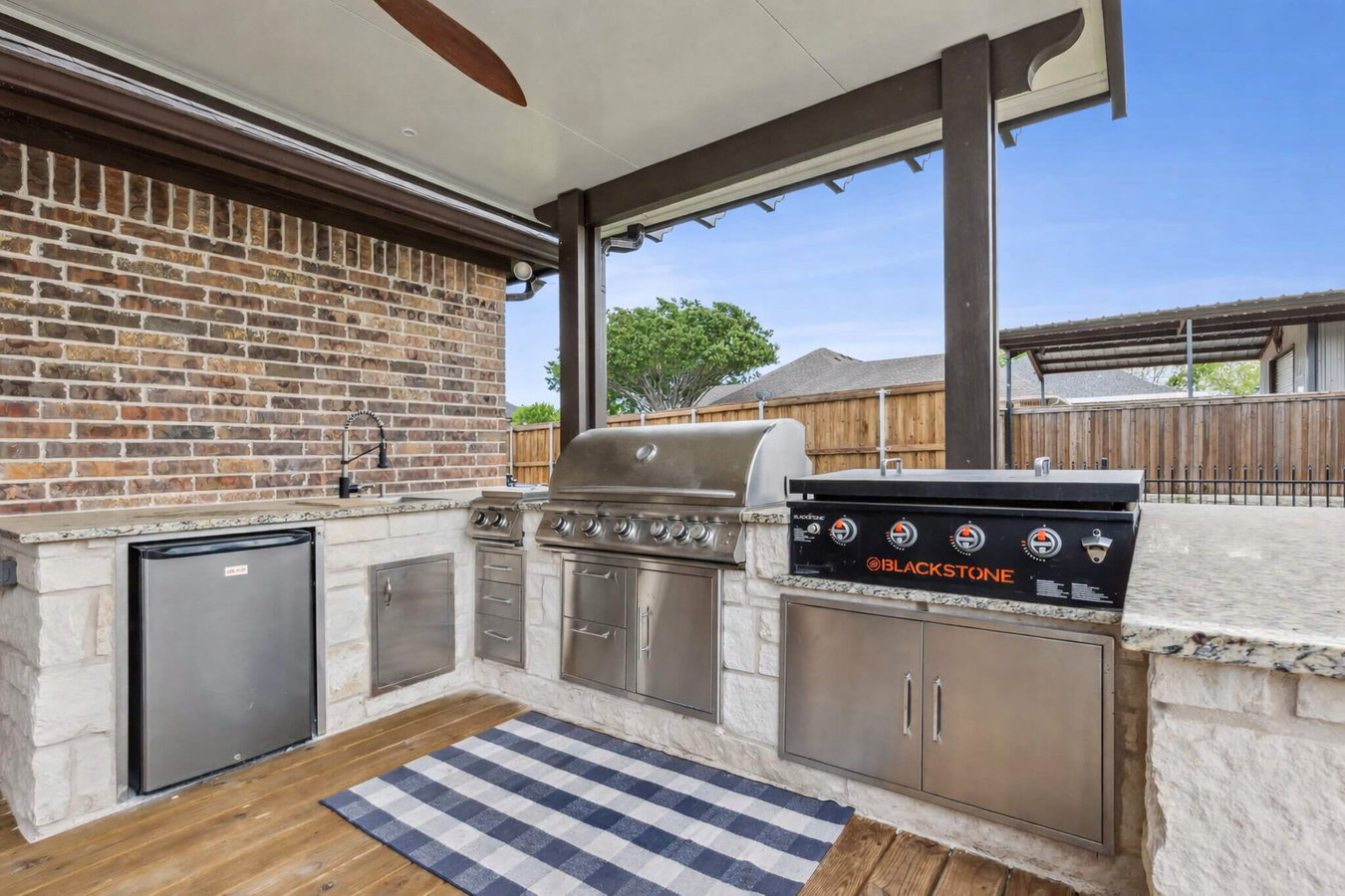Outdoor kitchen masonry in Warner Robins, GA